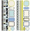 Making Memories - 5th Avenue Collection - Stickers - Borders and Tags - Sophia, CLEARANCE