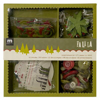 Making Memories - Fa La La Collection - Christmas - Embellishment Box, CLEARANCE
