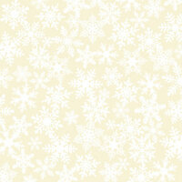 Making Memories - Fa La La Collection - Christmas - 12 x 12 Flocked Vellum Paper - Snowflake