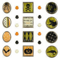 Making Memories - Spellbound Halloween Collection - Pebble Brads, CLEARANCE