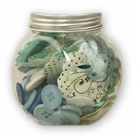 Making Memories - Paperie Collection - Blossom and Button Jar - Poolside, CLEARANCE
