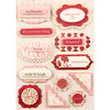Making Memories - Paperie Collection - Dimensional Stickers - Rouge, CLEARANCE