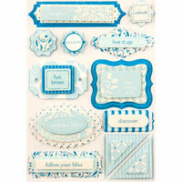 Making Memories - Paperie Collection - Dimensional Stickers - Poolside, CLEARANCE