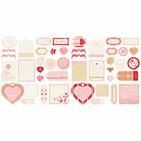 Making Memories - Love Notes Collection - Die Cut Tags, CLEARANCE