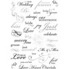 Making Memories - I Do Collection - Rub On Words, CLEARANCE