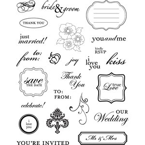 Making Memories - I Do Collection - Clear Acrylic Stamp, CLEARANCE