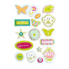 Making Memories - Just Chillin Girl Collection - Layered Chipboard Stickers