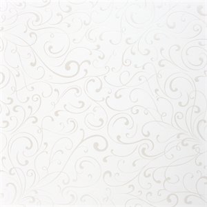 Making Memories - I Do Collection - 12 x 12 Pearl Paper - Swirl