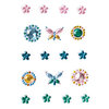 Making Memories - Flower Patch Collection - Flower Gem Stickers, CLEARANCE