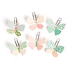 Making Memories - Flower Patch Collection - Butterfly Clips, CLEARANCE