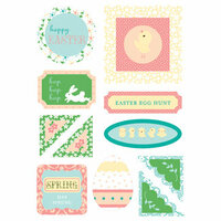 Making Memories - Flower Patch Collection - Dimensional Stickers - Easter