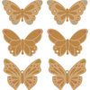 Making Memories - Embossed Butterfly Charms with Gems - Copper