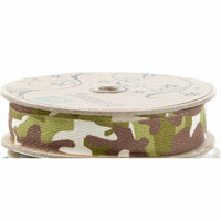 Making Memories - Just Chillin Collection - Bulk Ribbon - Camo , BRAND NEW