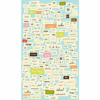 Making Memories - Great Escape Collection - Stickers - Word Fetti, CLEARANCE