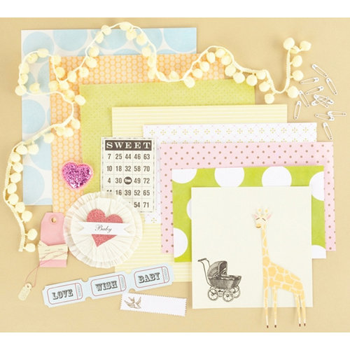 Making Memories - Vintage Findings Collection - Large Kits - Baby