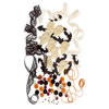 Making Memories - Spook Alley Collection - Halloween - Trims and Treats Embellishment Kit, CLEARANCE