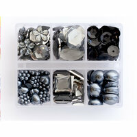 Making Memories - Gem Collection Box - Black, CLEARANCE