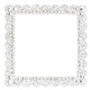 Making Memories - Glitter Bling Collection - Self Adhesive Square Frame - Silver