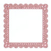 Making Memories - Glitter Bling Collection - Self Adhesive Square Frame - Pink , BRAND NEW