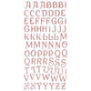 Making Memories - Glitter Bling Collection - Jeweled Alphabet Stickers - Pink, CLEARANCE