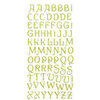 Making Memories - Glitter Bling Collection - Jeweled Alphabet Stickers - Green, CLEARANCE
