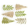 Making Memories - Mistletoe Collection - Christmas - Glittered Leaves , BRAND NEW