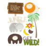 Making Memories - Design Shop Collection - 3 Dimensional Stickers - Jungle Animals, CLEARANCE