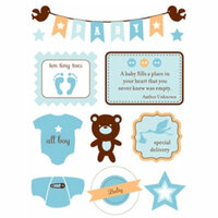 Making Memories - Design Shop Collection - 3 Dimensional Stickers - Baby Boy, CLEARANCE