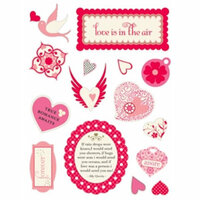 Making Memories - Design Shop Collection - 3 Dimensional Stickers - Love, CLEARANCE