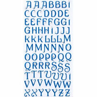 Making Memories - Glitter Bling Collection - Jeweled Alphabet Stickers - Dark Blue, CLEARANCE