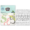 Making Memories - Slice Design Card - Sock Hop Fonts