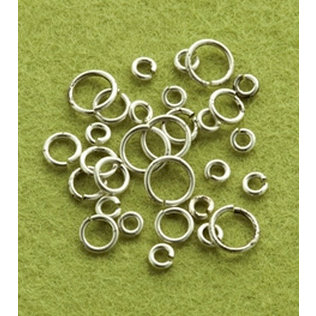 Making Memories - Vintage Groove Collection - Jewelry Hardware - Jump Rings - Silver