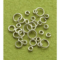 Making Memories - Vintage Groove Collection - Jewelry Hardware - Jump Rings - Silver