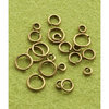 Making Memories - Vintage Groove Collection - Jewelry Hardware - Jump Rings - Brass