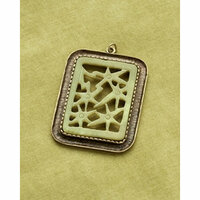 Making Memories - Vintage Groove Collection - Jewelry Pendant - Laser Cut Floral