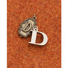 Making Memories - Vintage Groove Collection - Jewelry Alphabet Charms - Letter D