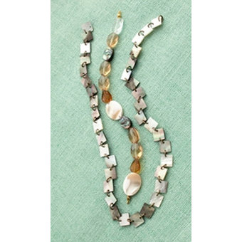 Making Memories - Vintage Groove Collection - Jewelry Strand Combinations - MOP Square