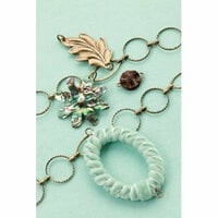 Making Memories - Vintage Groove Collection - Jewelry Kit - Abalone and Velvet