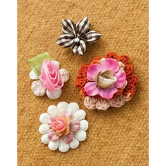 Making Memories - Vintage Groove Collection - Jewelry Designer Combinations - Woven Flowers