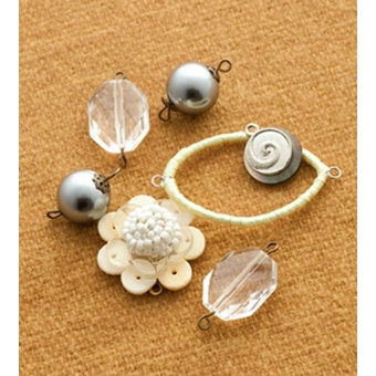 Making Memories - Vintage Groove Collection - Jewelry Designer Combinations - Shell and Silver