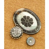 Making Memories - Vintage Groove Collection - Jewelry Designer Combinations - Shell Oval