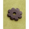 Making Memories - Vintage Groove Collection - Jewelry Pendant - Wood Flower
