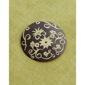 Making Memories - Vintage Groove Collection - Jewelry Pendant - Engraved Floral