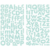 Making Memories - Pitter Patter Collection - Chipboard Stickers - Oliver Alphabet, BRAND NEW