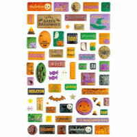 Making Memories - Toil and Trouble Collection - Halloween - Glitter Epoxy Stickers