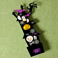Making Memories - Toil and Trouble Collection - Halloween - Pin - Lighted House