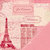 Making Memories - Je t&#039;Adore Collection - Valentine - 12 x 12 Double Sided Paper - Eiffel Tower