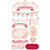 Making Memories - Je t&#039;Adore Collection - Valentine - Dimensional Stickers with Gem Accents - Banners Amour