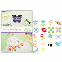 Making Memories - Fabrique Collection - Slice Design Card - Spring has Sprung