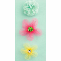 Making Memories - Dilly Dally Collection - Fabric Flowers